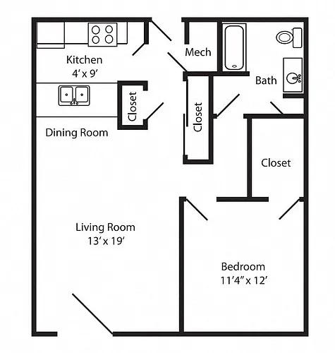 Floor plan Johnson Lake