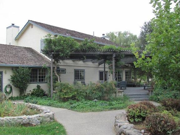 Back with covered patio