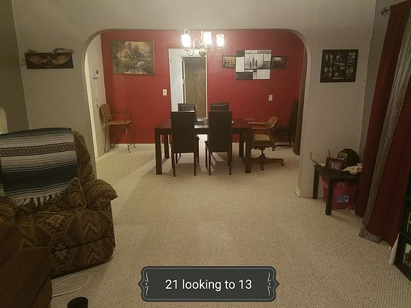 Living room to dining