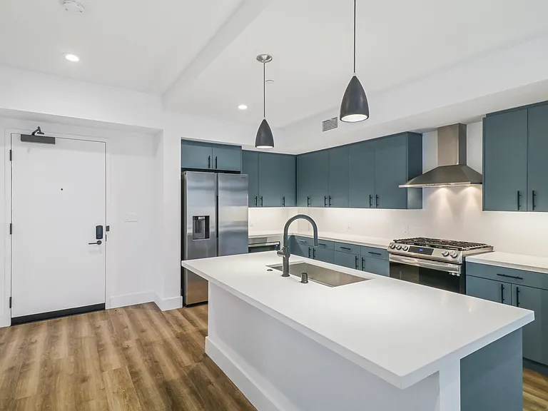 Kitchen and entry