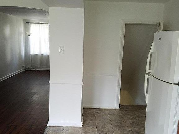 View from kitchen to living and Basement