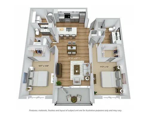 Floor plan Sanders 2.2