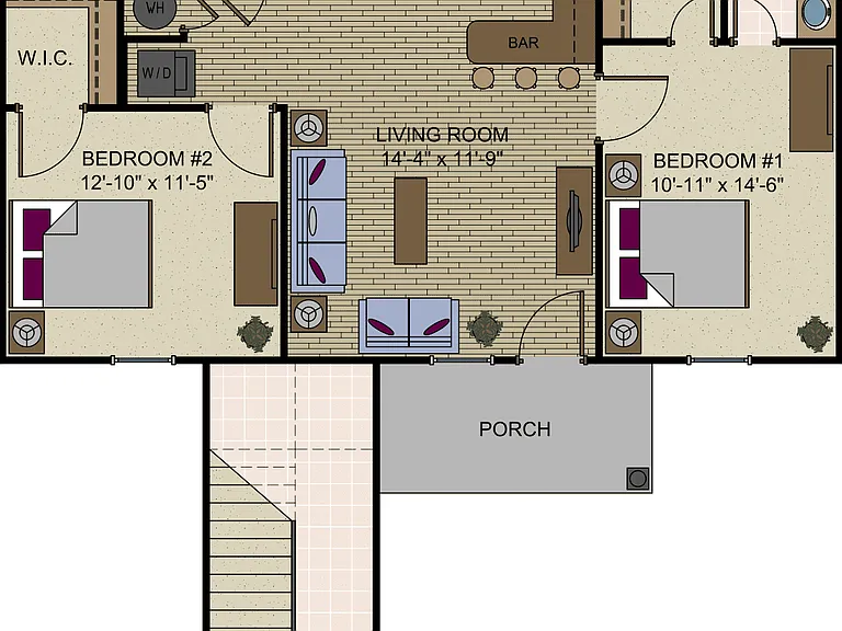 2 Bedroom Apartment 2 Bedroom Apartment