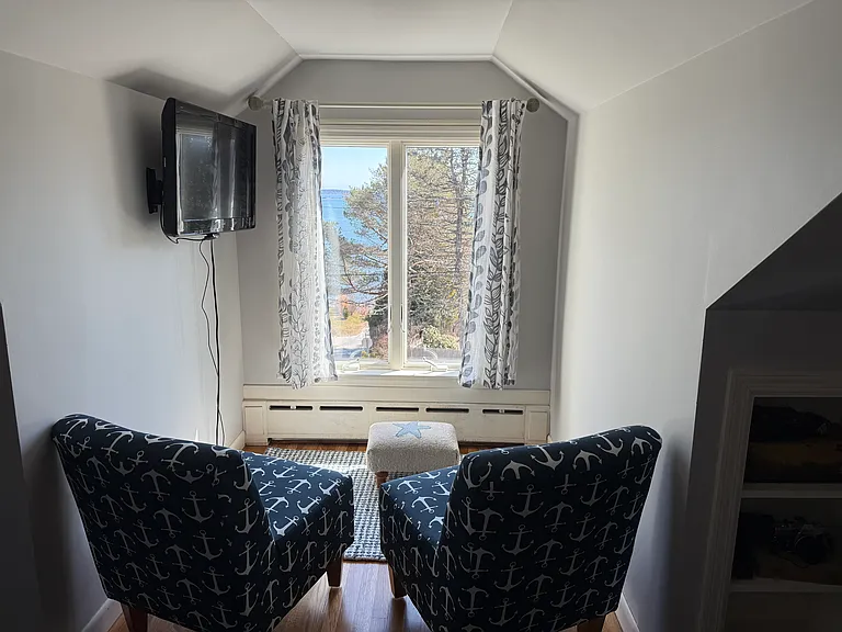 Waterside window of bedroom