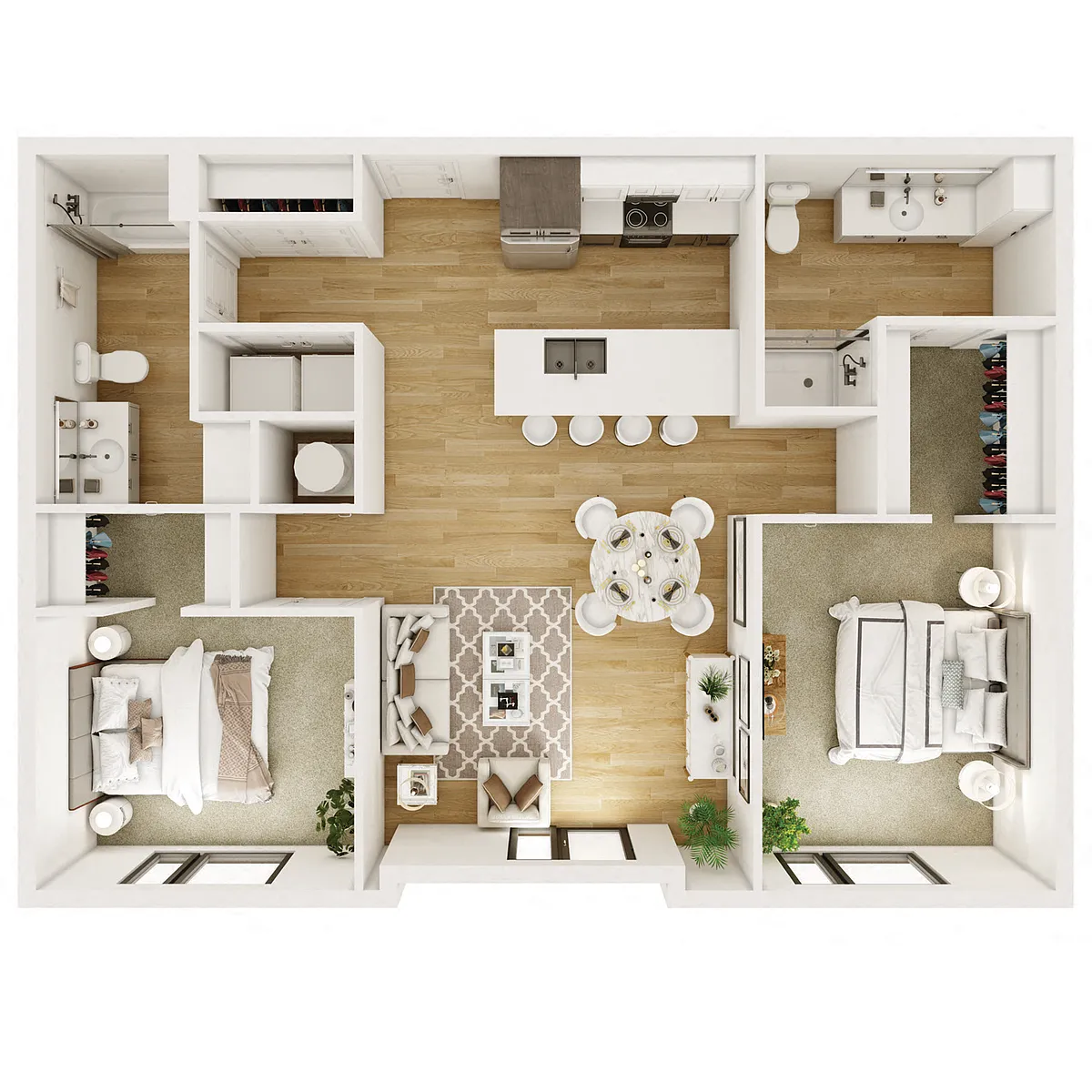 Floor plan Millionaire