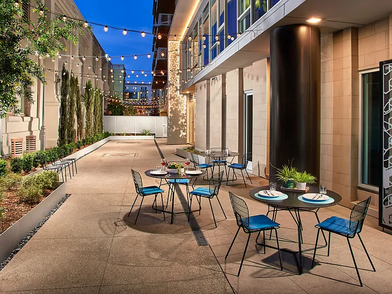 Courtyard Lounge Space
