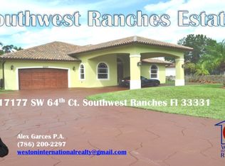 17177 SW 64th Ct, Southwest Ranches, FL 33331