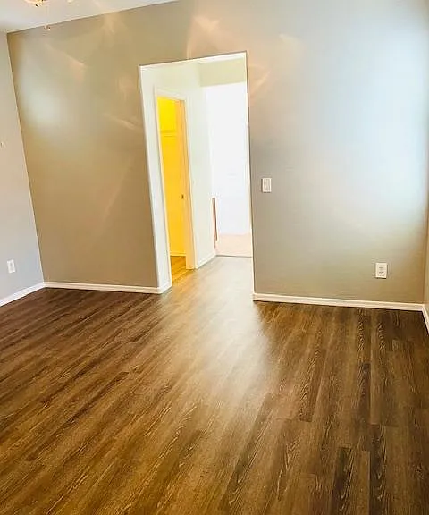 Master bedroom suit with his and hers walk-in closets.