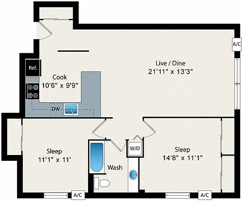 Floor plan B2
