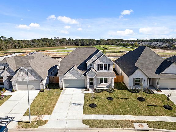 An ariel view of your home, lot and community.