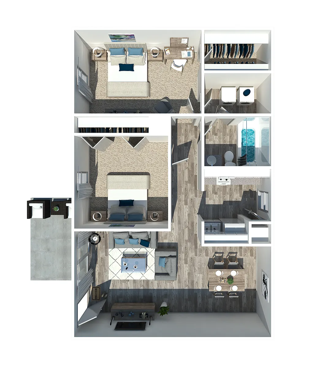 Floor plan 2X1