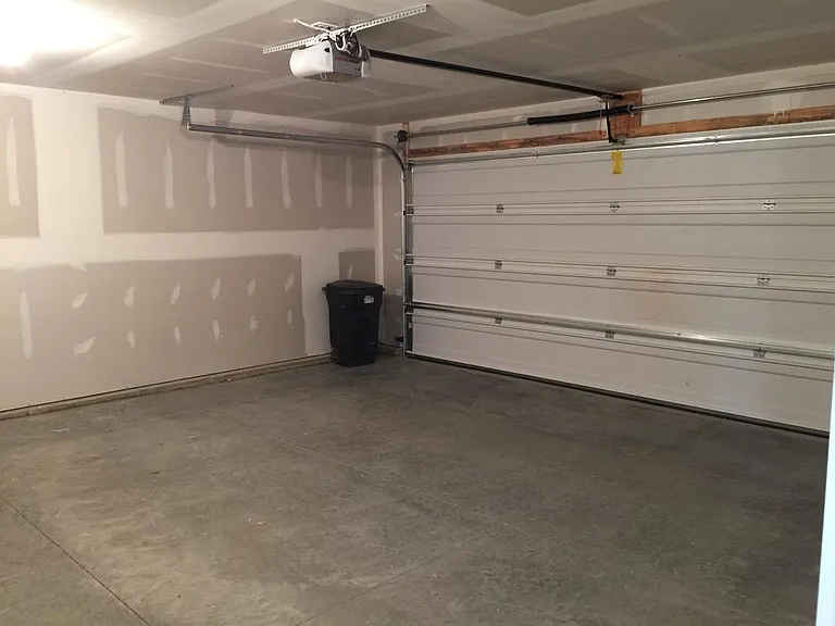 Double garage with automatic opener