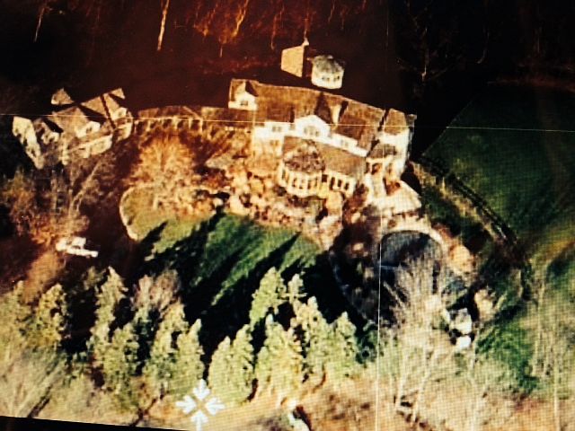 Aerial view of property