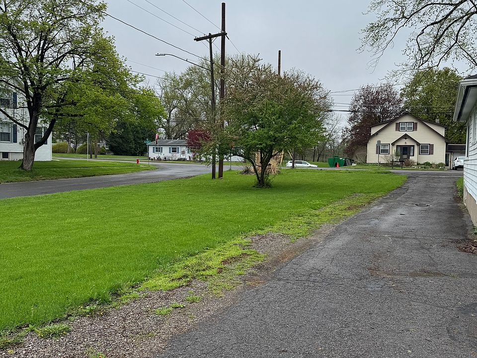 Driveway and yard area