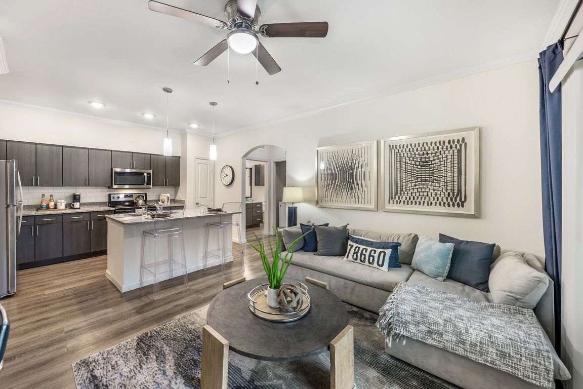 Living Room and Kitchen
