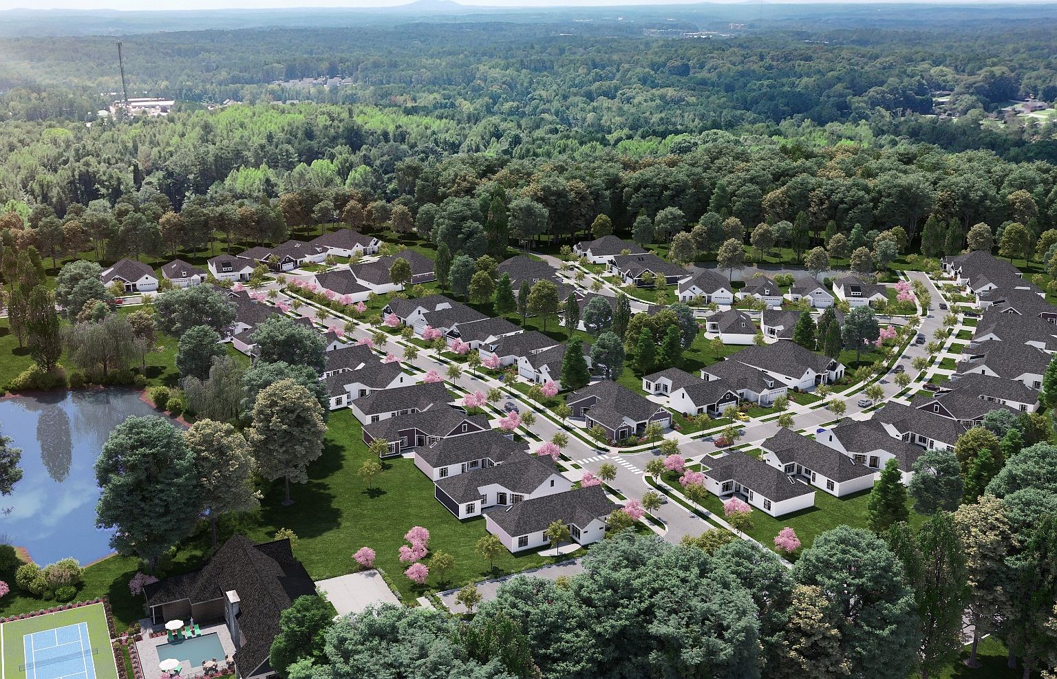 The Courtyards at Redbud Lane by Epcon Communities in Holly
