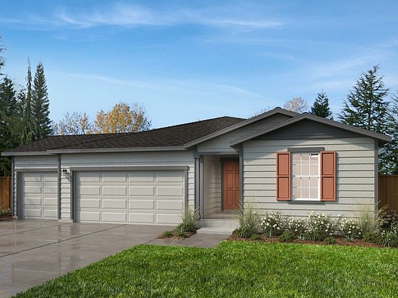 Exterior A with optional 3-car garage