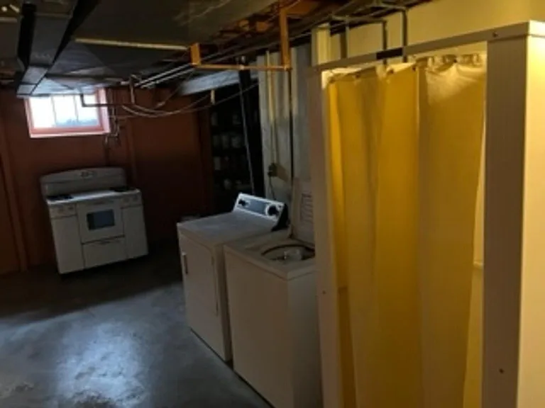 Basement laundry