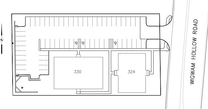 Layout of apartment complex