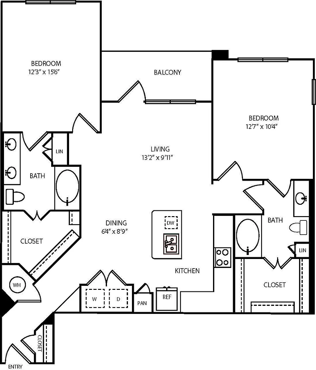 Floor plan B2J