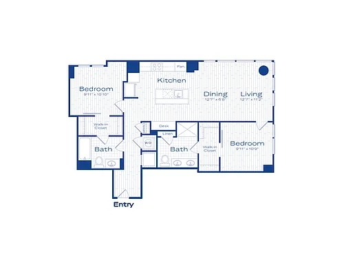 Floor plan Rigby B6