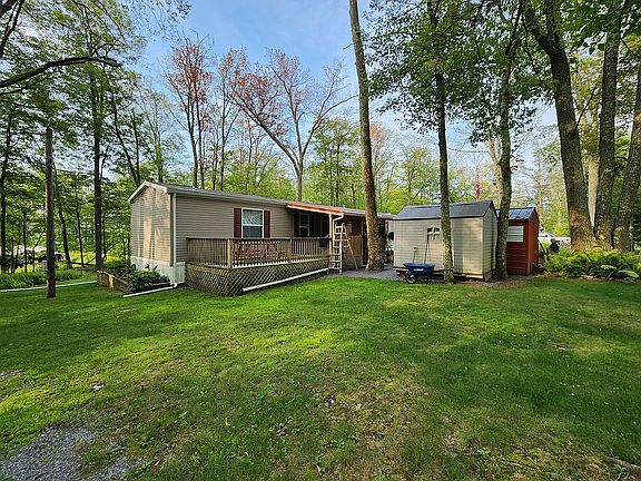 Front deck from yard
