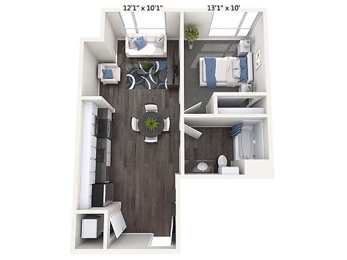 Floor plan A1_603