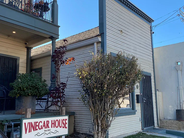 SIDE VIEW OF 909 PALOS VERDES STREET - SINGLE FAMILY BUNGALOW