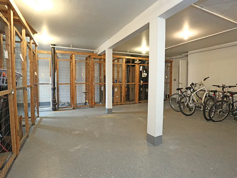 Storage Area With Bicycle Storage