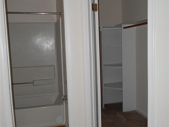 walk in closet and master bath