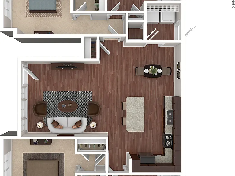 B2 3D Floor plan B2 3D Floor plan