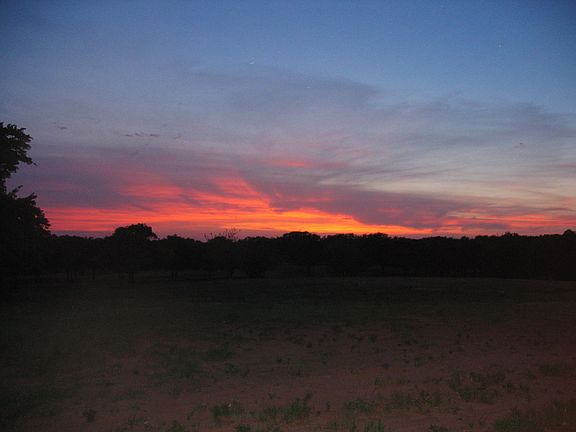 Enjoy the beautiful sunsets EVERY night from your back porch.