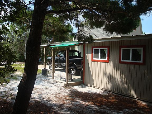 left side and carport