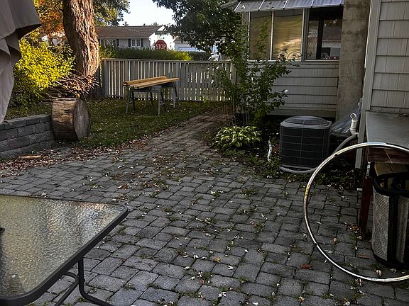 Back patio area
