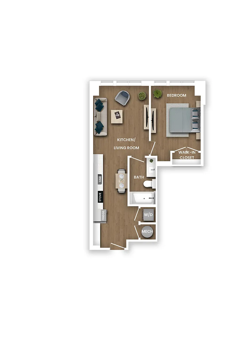 Floor plan A4AW WDU 80%