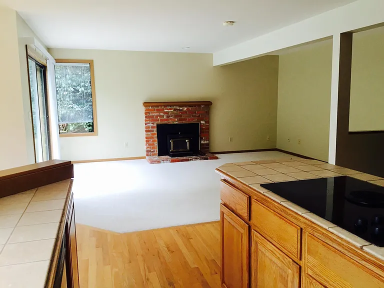 Family room off kitchen