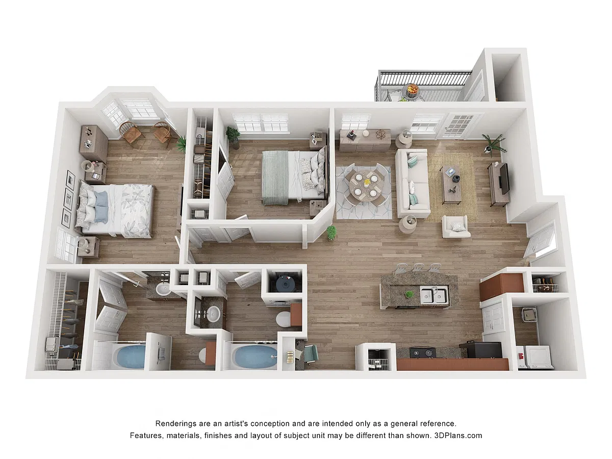 Floor plan Cove - B3 - Hondo