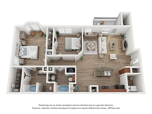 Floor plan Cove - B3 - Hondo