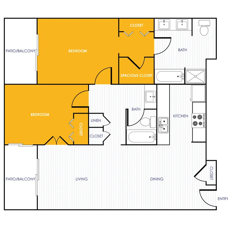 Floor plan Dry Creek