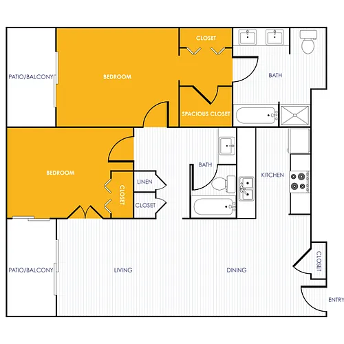 Floor plan Dry Creek