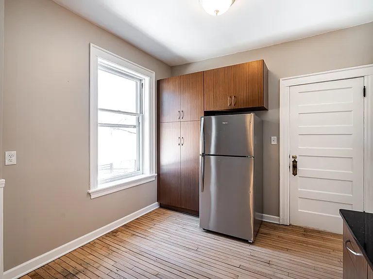 kitchen & rear stairway door