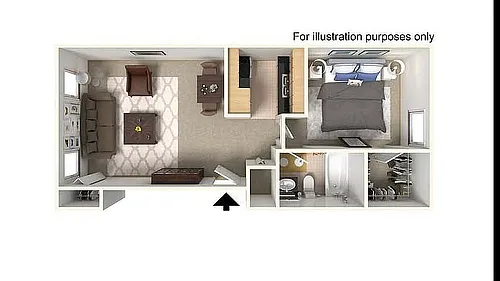 Floor plan 1B1
