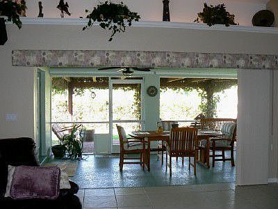 View onto lanai