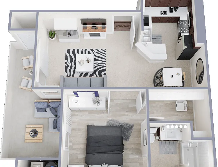 Plan 1 Floorplan Diagram