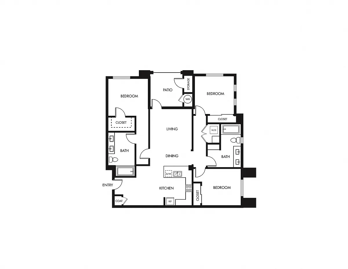 Floor plan Plan C1