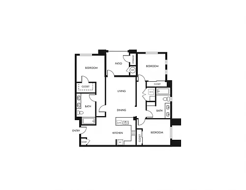 Floor plan Plan C1