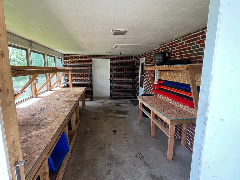 Enclosed workshop