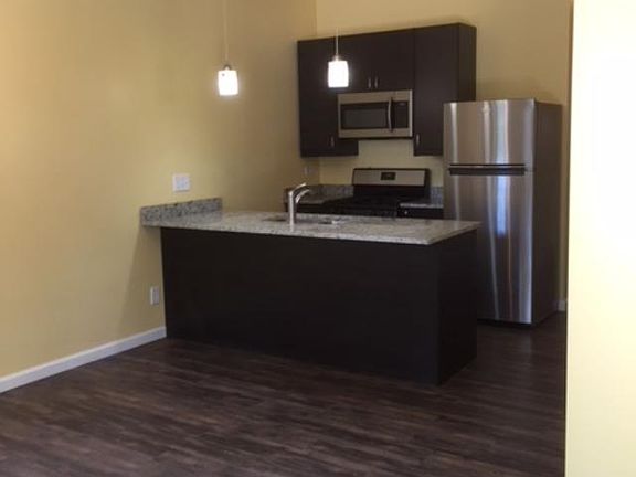 living area/ kitchen
