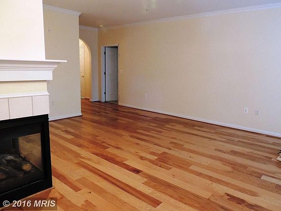 Living Room with Brand New Hickory Floors
