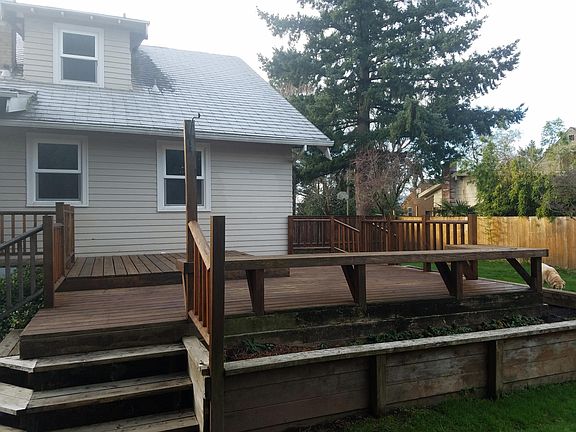 Back yard deck